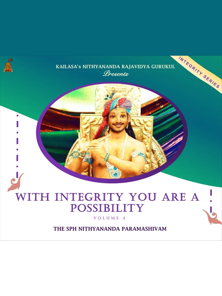 With Integrity You Are a Possibility